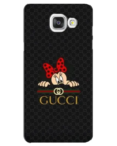 Чехол для Samsung Galaxy A5 2016 (A5100, A510F) с картинкой «Минни Маус Gucci — черный»