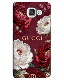 Чохол для Samsung Galaxy A5 2016 (A5100, A510F) з картинкою «Gucci — бордові троянди»