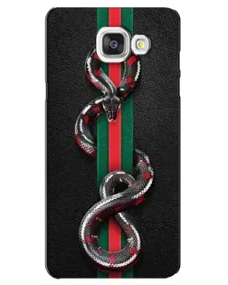 Чохол для Samsung Galaxy A5 2016 (A5100, A510F) з картинкою «Gucci — змія на смузі»