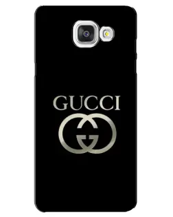 Чохол для Samsung Galaxy A5 2016 (A5100, A510F) з картинкою «Gucci — золото на чорному»