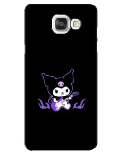 Чехол для Samsung Galaxy A5 2016 (A5100, A510F) с картинкой «Электрическая Kuromi»