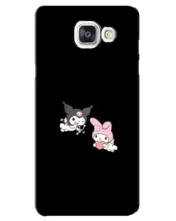 Чехол для Samsung Galaxy A5 2016 (A5100, A510F) с картинкой «My Melody и Kuromi»