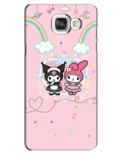 Чехол для Samsung Galaxy A5 2016 (A5100, A510F) с картинкой «My Melody и Kuromi»