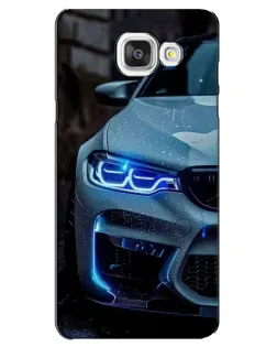 Чехол для Samsung Galaxy A5 2016 (A5100, A510F) с картинкой «Взгляд BMW с синими фарами» Чехол для Samsung Galaxy A5 2016 (A5100, A510F) с картинкой «Взгляд BMW с синими фарами»