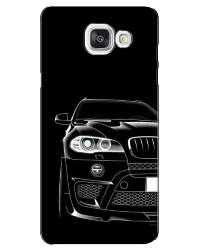 Чехол для Samsung Galaxy A5 2016 (A5100, A510F) с картинкой «Темный силуэт BMW»
