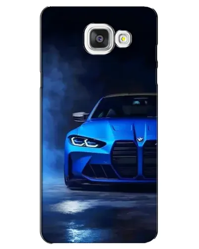 Чехол для Samsung Galaxy A5 2016 (A5100, A510F) с картинкой «Голубая BMW M4»