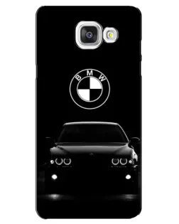 Чехол для Samsung Galaxy A5 2016 (A5100, A510F) с картинкой «BMW — взгляд из темноты»