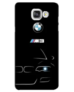 Чехол для Samsung Galaxy A5 2016 (A5100, A510F) с картинкой «Минималистичный принт BMW M3»