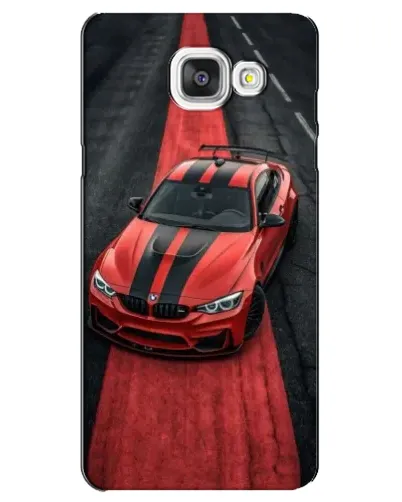 Чехол для Samsung Galaxy A5 2016 (A5100, A510F) с картинкой «BMW на красной дорожке»