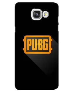 Чехол для Samsung Galaxy A5 2016 (A5100, A510F) с картинкой «PUBG — рамка лого»