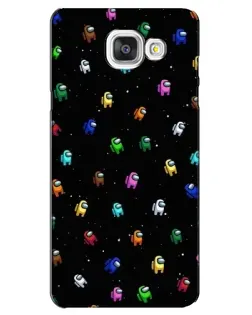 Чехол для Samsung Galaxy A5 2016 (A5100, A510F) с картинкой «Экипаж Among Us» Чехол для Samsung Galaxy A5 2016 (A5100, A510F) с картинкой «Экипаж Among Us»