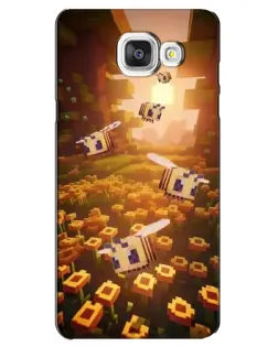 Чехол для Samsung Galaxy A5 2016 (A5100, A510F) с картинкой «Поле подсолнухов»