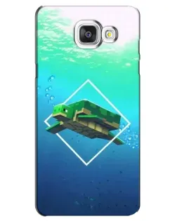 Чохол для Samsung Galaxy A5 2016 (A5100, A510F) з картинкою «Черепаха Minecraft»