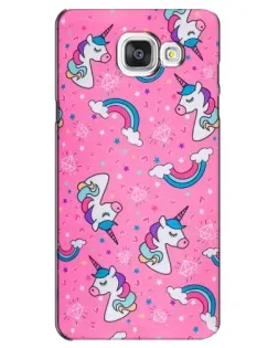Чехол для Samsung Galaxy A5 2016 (A5100, A510F) с картинкой «Unicorn паттерн розовый» Чехол для Samsung Galaxy A5 2016 (A5100, A510F) с картинкой «Unicorn паттерн розовый»