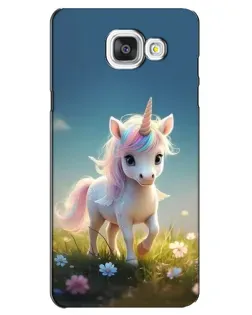 Чехол для Samsung Galaxy A5 2016 (A5100, A510F) с картинкой «Единорог на поляне» Чехол для Samsung Galaxy A5 2016 (A5100, A510F) с картинкой «Единорог на поляне»