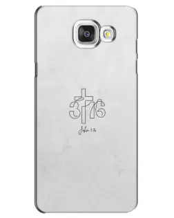 Чохол для Samsung Galaxy A5 2016 (A5100, A510F) з картинкою «Івана 3:16 Хрест» Чохол для Samsung Galaxy A5 2016 (A5100, A510F) з картинкою «Івана 3:16 Хрест»