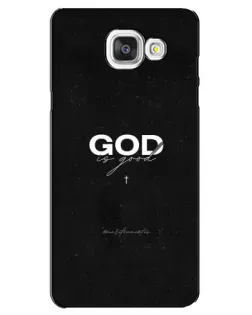 Чехол для Samsung Galaxy A5 2016 (A5100, A510F) с картинкой «GOD — Бог над всем»