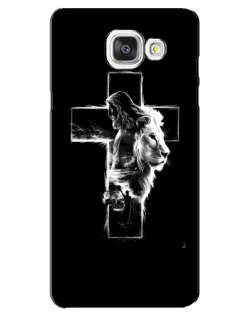 Чехол для Samsung Galaxy A5 2016 (A5100, A510F) с картинкой «Сияющий крест Jesus»