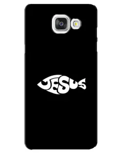 Чехол для Samsung Galaxy A5 2016 (A5100, A510F) с картинкой «Рыба Jesus»