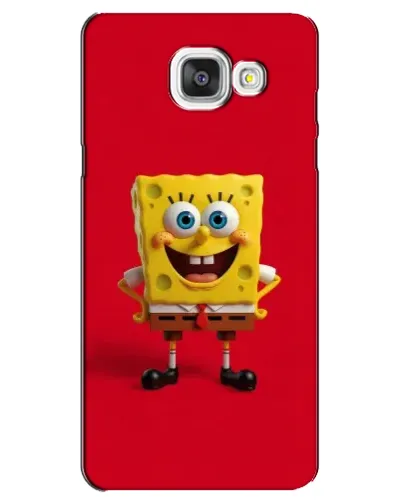 Чехол для Samsung Galaxy A5 2016 (A5100, A510F) с картинкой «Спанч Боб на красном»