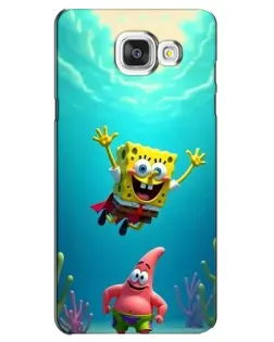 Чохол для Samsung Galaxy A5 2016 (A5100, A510F) з картинкою «Спанч Боб під водою»