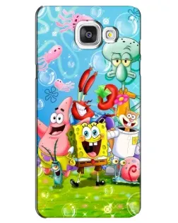 Чохол для Samsung Galaxy A5 2016 (A5100, A510F) з картинкою «Губка Боб та друзі»
