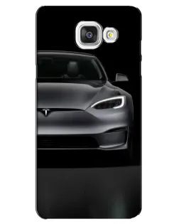 Чохол для Samsung Galaxy A5 2016 (A5100, A510F) з картинкою «Tesla Model S Look»