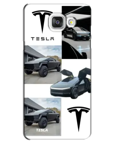 Чехол для Samsung Galaxy A5 2016 (A5100, A510F) с картинкой «Коллаж Cybertruck Tesla» Чехол для Samsung Galaxy A5 2016 (A5100, A510F) с картинкой «Коллаж Cybertruck Tesla»