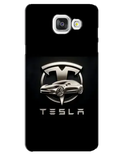 Чехол для Samsung Galaxy A5 2016 (A5100, A510F) с картинкой «Tesla — серебристое авто» Чехол для Samsung Galaxy A5 2016 (A5100, A510F) с картинкой «Tesla — серебристое авто»