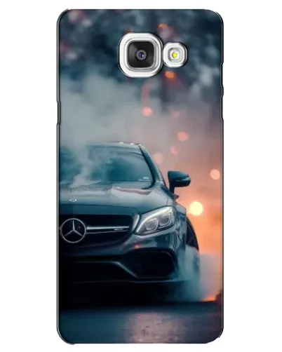 Чехол для Samsung Galaxy A5 2016 (A5100, A510F) с картинкой «Mercedes — ночной город»