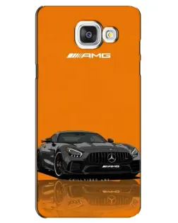 Чехол для Samsung Galaxy A5 2016 (A5100, A510F) с картинкой «Оранжевый Mercedes AMG»
