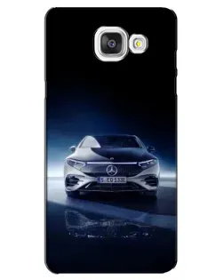 Чехол для Samsung Galaxy A5 2016 (A5100, A510F) с картинкой «Ночной Mercedes EQ»