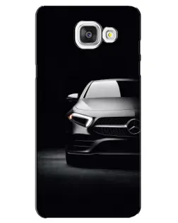 Чехол для Samsung Galaxy A5 2016 (A5100, A510F) с картинкой «Свет фар Mercedes»