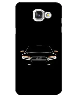 Чехол для Samsung Galaxy A5 2016 (A5100, A510F) с картинкой «Audi — ночной контур»