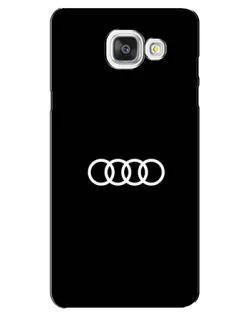 Чехол для Samsung Galaxy A5 2016 (A5100, A510F) с картинкой «Audi White Logo»