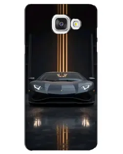 Чехол для Samsung Galaxy A5 2016 (A5100, A510F) с картинкой «Lamborghini золотые линии» Чехол для Samsung Galaxy A5 2016 (A5100, A510F) с картинкой «Lamborghini золотые линии»