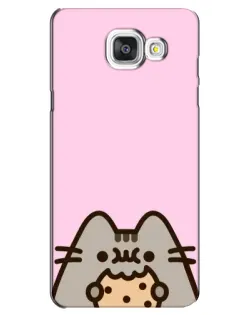 Чохол для Samsung Galaxy A5 2016 (A5100, A510F) з картинкою «Pusheen та печиво»