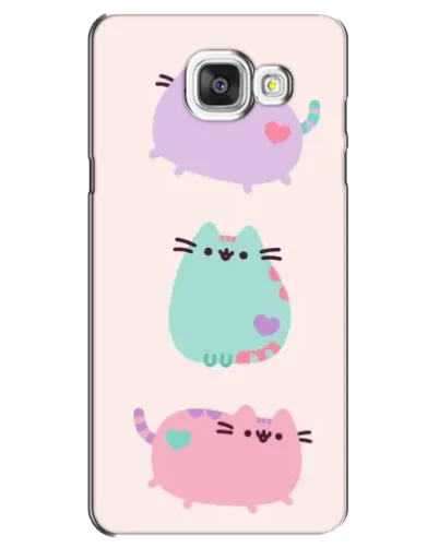 Чехол для Samsung Galaxy A5 2016 (A5100, A510F) с картинкой «Pusheen трио» Чехол для Samsung Galaxy A5 2016 (A5100, A510F) с картинкой «Pusheen трио»