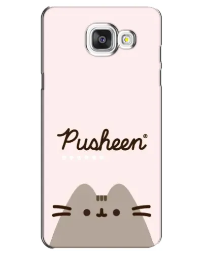 Чехол для Samsung Galaxy A5 2016 (A5100, A510F) с картинкой «Pusheen логотип» Чехол для Samsung Galaxy A5 2016 (A5100, A510F) с картинкой «Pusheen логотип»