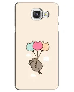 Чехол для Samsung Galaxy A5 2016 (A5100, A510F) с картинкой «Пушин на шариках»