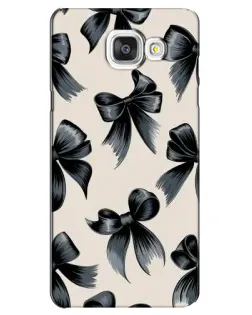 Чехол для Samsung Galaxy A5 2016 (A5100, A510F) с картинкой «Банты Coquette»