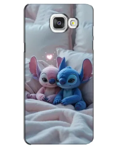 Чехол для Samsung Galaxy A5 2016 (A5100, A510F) с картинкой «Плюшевые Стич Ангел»