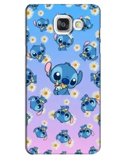 Чехол для Samsung Galaxy A5 2016 (A5100, A510F) с картинкой «Паттерн со Стичем»