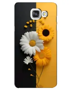 Чехол для Samsung Galaxy A5 2016 (A5100, A510F) с картинкой «Подсолнух и ромашка» Чехол для Samsung Galaxy A5 2016 (A5100, A510F) с картинкой «Подсолнух и ромашка»