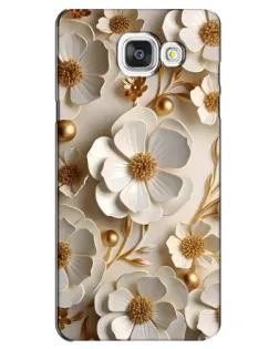 Чехол для Samsung Galaxy A5 2016 (A5100, A510F) с картинкой «Белие бумажние цвети» Чехол для Samsung Galaxy A5 2016 (A5100, A510F) с картинкой «Белие бумажние цвети»