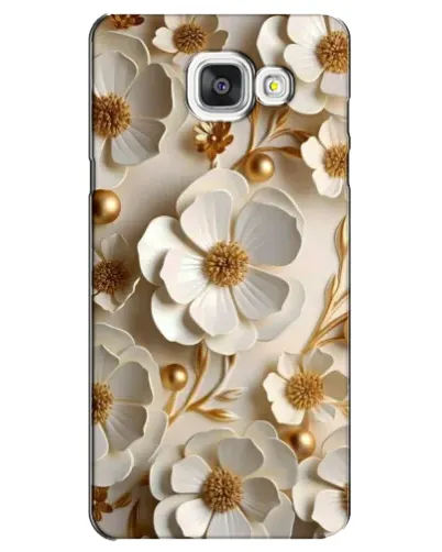 Чехол для Samsung Galaxy A5 2016 (A5100, A510F) с картинкой «Белие бумажние цвети» Чехол для Samsung Galaxy A5 2016 (A5100, A510F) с картинкой «Белие бумажние цвети»