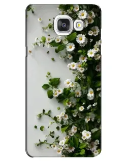 Чехол для Samsung Galaxy A5 2016 (A5100, A510F) с картинкой «Ветка мелких белых цветов» Чехол для Samsung Galaxy A5 2016 (A5100, A510F) с картинкой «Ветка мелких белых цветов»