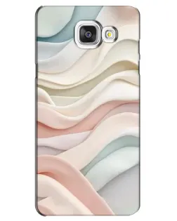Чехол для Samsung Galaxy A5 2016 (A5100, A510F) с картинкой «Пастельные нежные волны»