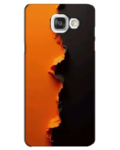 Чехол для Samsung Galaxy A5 2016 (A5100, A510F) с картинкой «Оранжевый разлом»