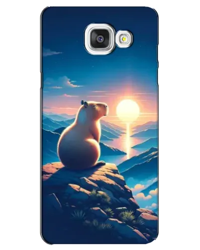 Чехол для Samsung Galaxy A5 2016 (A5100, A510F) с картинкой «Закат солнца с капибарой» Чехол для Samsung Galaxy A5 2016 (A5100, A510F) с картинкой «Закат солнца с капибарой»
